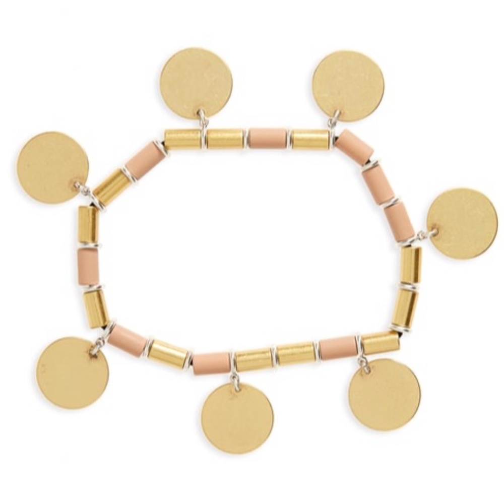 Maxwell Beaded Disc Bracelet